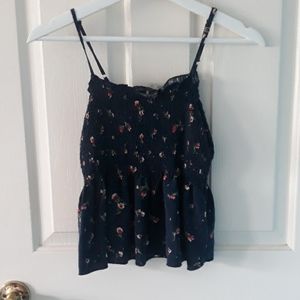 Boutique Floral Babydoll Top